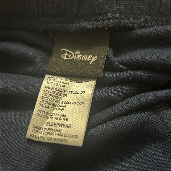Disney Stitch Navy & Pink PJ Bottoms Size S - Picture 7 of 9